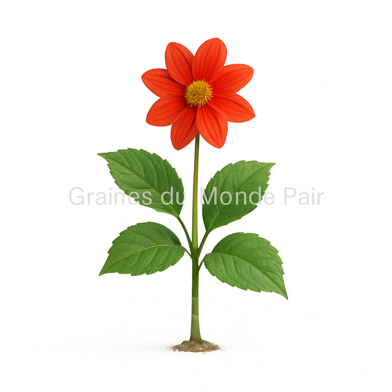 Dahlia Coccinea - 10 graines