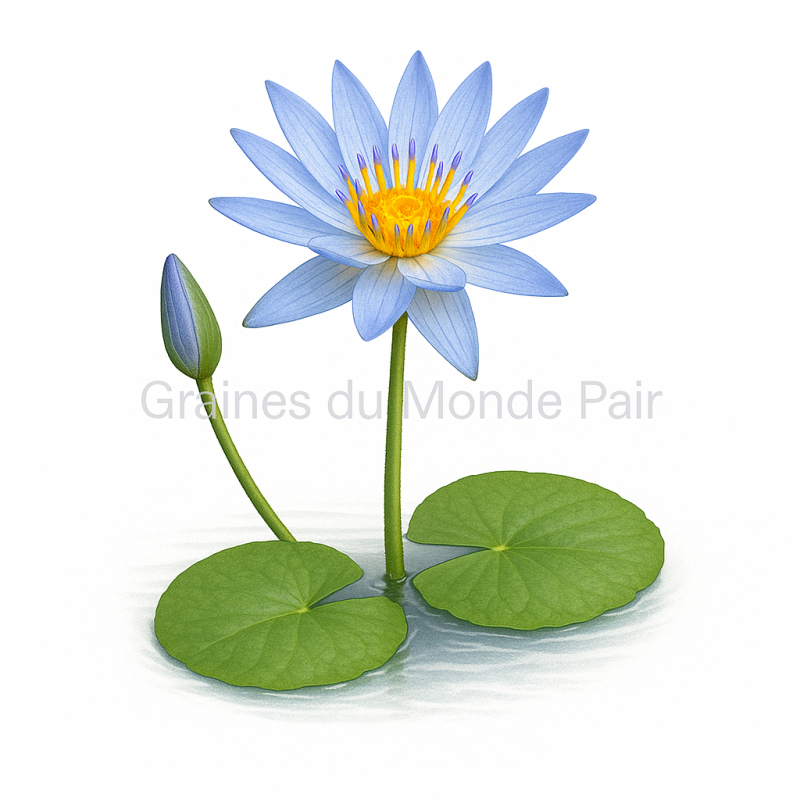Nymphaea Nouchali var. caerulea - 10 graines